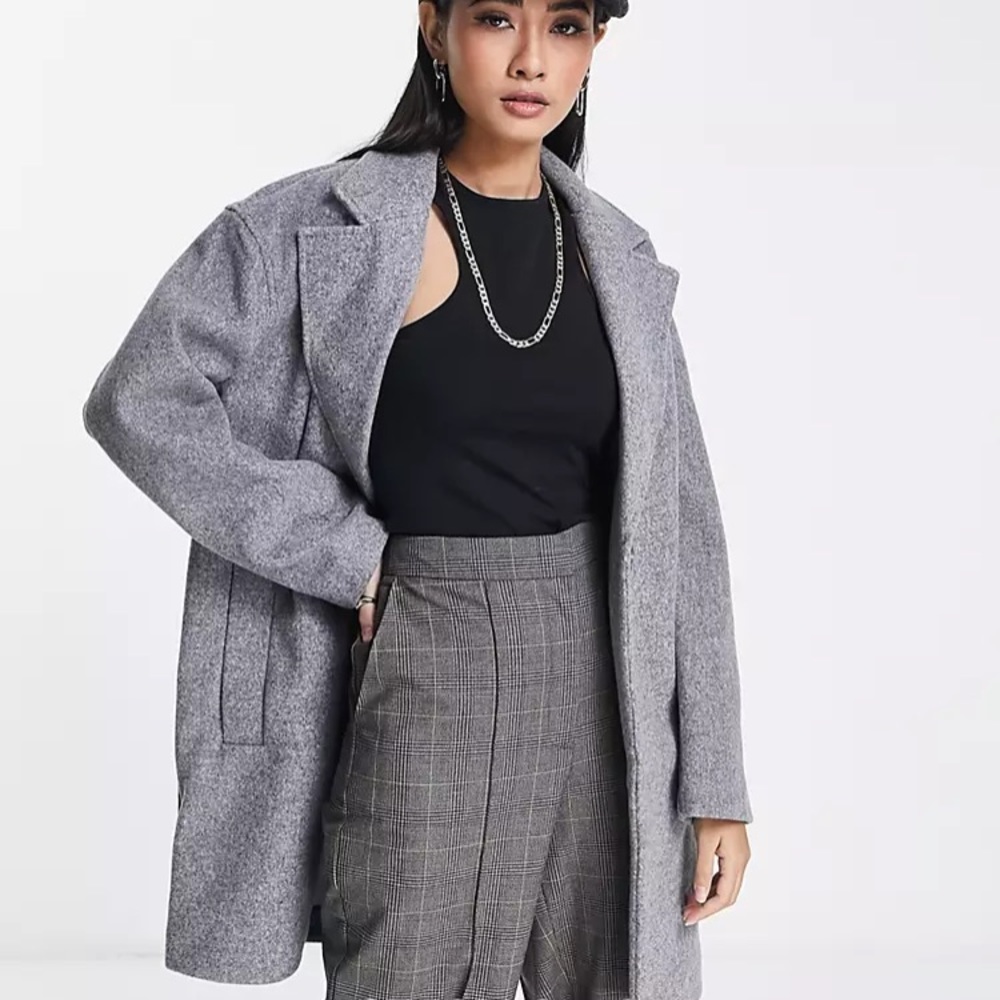 Top shop single breasted Wool Coat